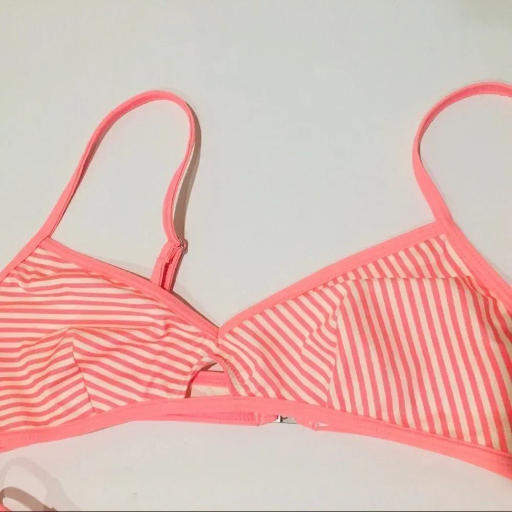 Solid & Striped Thea 2 piece Bikini Pink Stripe M